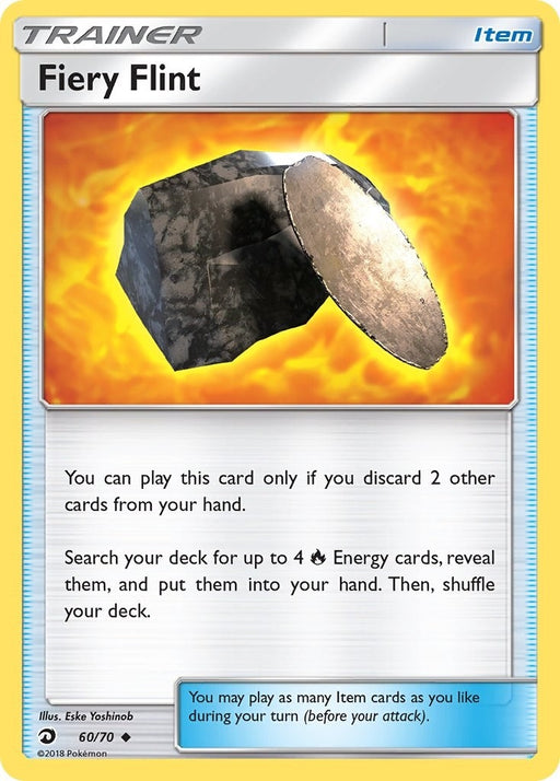 Image for Fiery Flint (60/70) (Reverse Holofoil) [Dragon Majesty] - Pokemon