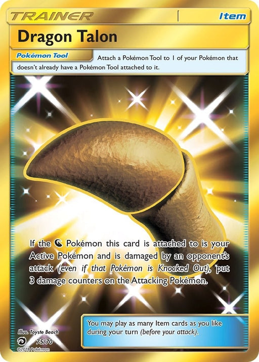 Image for Dragon Talon (Secret) (75/70) (Holofoil) [Dragon Majesty] - Pokemon