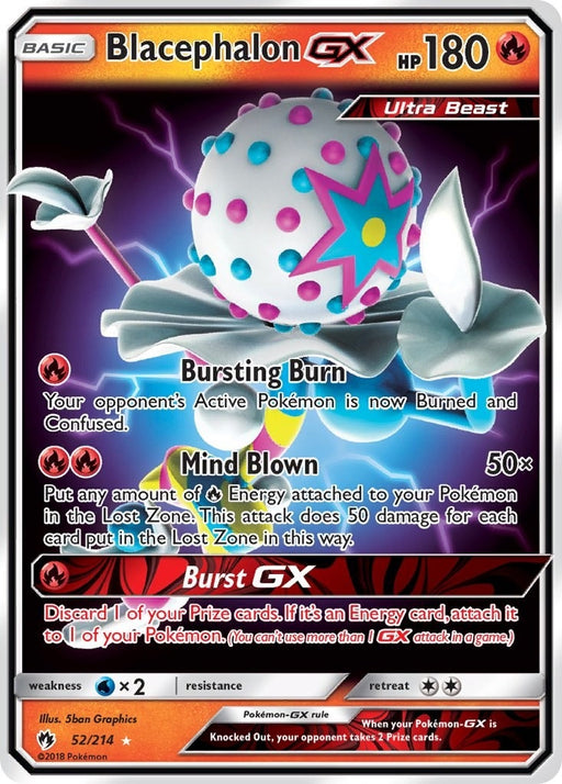 Image for Blacephalon GX (52/214) (Holofoil) [SM - Lost Thunder] - Pokemon