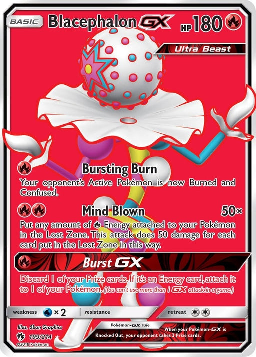 Image for Blacephalon GX (Full Art) (199/214) (Holofoil) [SM - Lost Thunder] - Pokemon