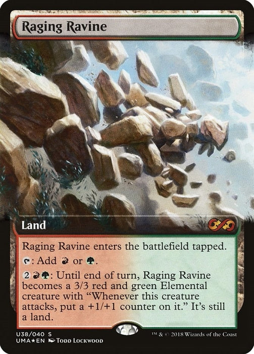 Raging Ravine (U38) (Foil) [Ultimate Masters: Box Toppers]