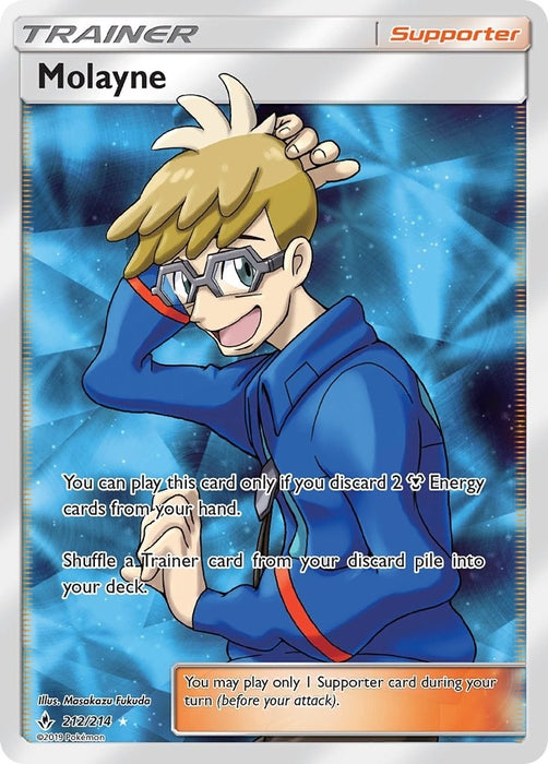 Image for Molayne (Full Art) (212/214) (Holofoil) [SM - Unbroken Bonds] (SM10) - Pokemon