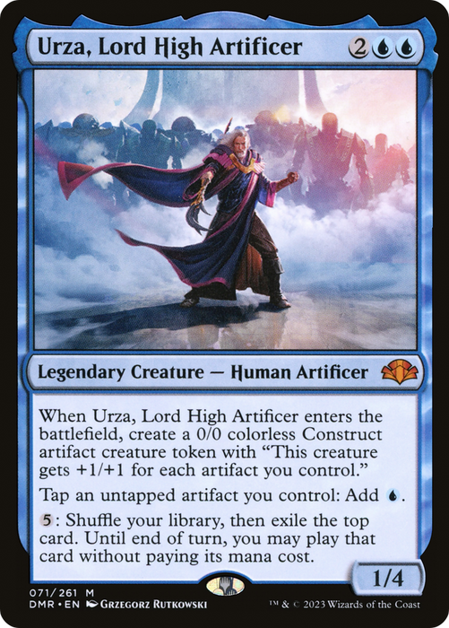 Urza, Lord High Artificer [DMR-071] Foil - Dominaria Remastered