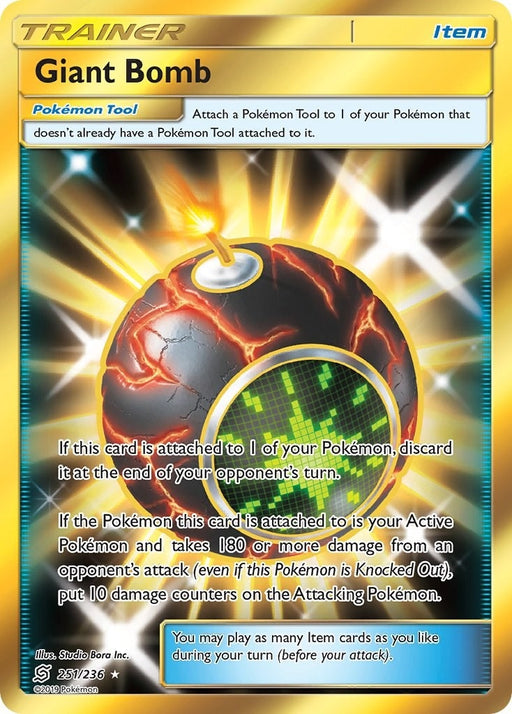 Image for Giant Bomb (Secret) (251/236) (Holofoil) [SM - Unified Minds] - Pokemon