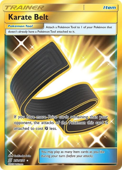 Image for Karate Belt (Secret) (252/236) (Holofoil) [SM - Unified Minds] - Pokemon