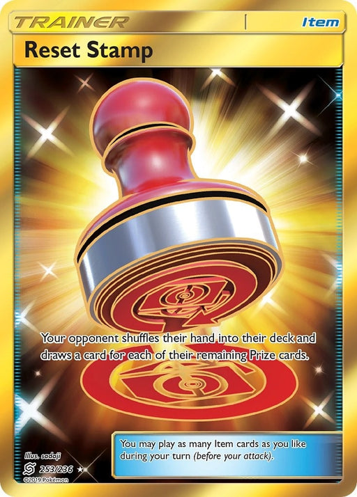 Image for Reset Stamp (Secret) (253/236) (Holofoil) [SM - Unified Minds] - Pokemon
