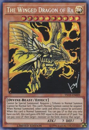 The Winged Dragon of Ra (TN19-EN009) Limited [2019 Gold Sarcophagus Tin]