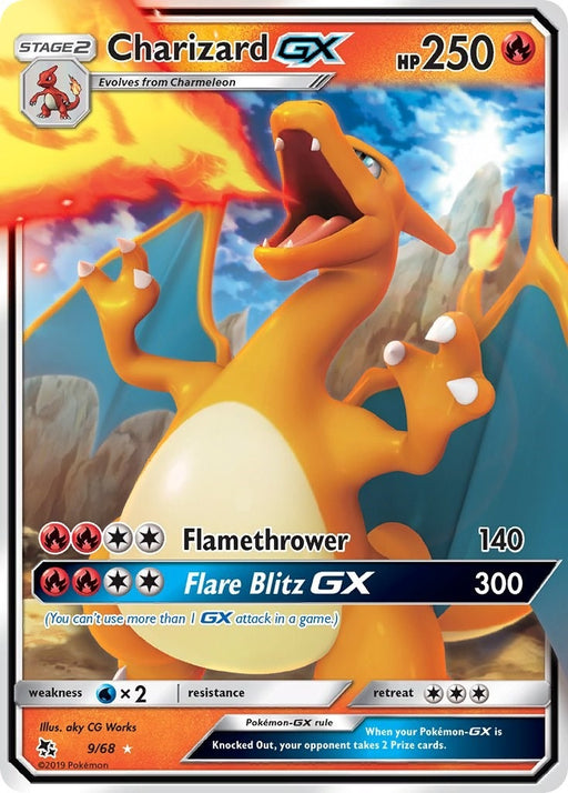 Image for Charizard GX (9/68) (Holofoil) [Hidden Fates] - Pokemon