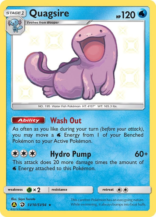 Image for Quagsire (SV10/SV94) (Holofoil) [Hidden Fates: Shiny Vault] - Pokemon