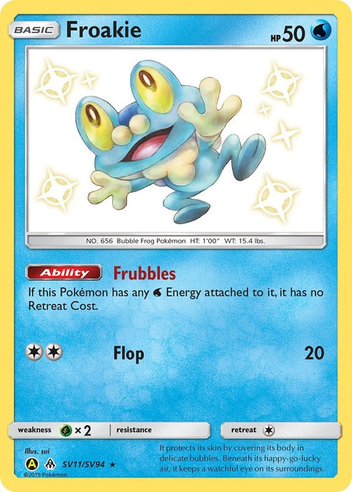 Image for Froakie (SV11/SV94) (Holofoil) [Hidden Fates: Shiny Vault] - Pokemon