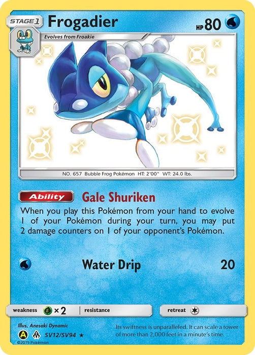 Image for Frogadier (SV12/SV94) (Holofoil) [Hidden Fates: Shiny Vault] - Pokemon