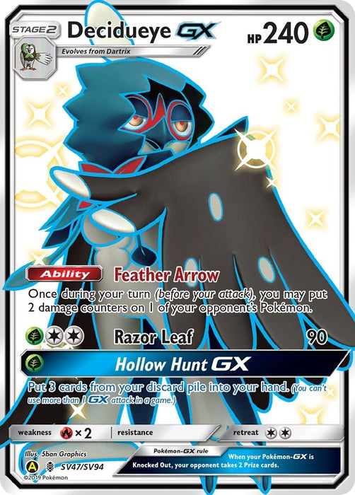 Image for Decidueye GX (SV47/SV94) (Holofoil) [Hidden Fates: Shiny Vault] - Pokemon