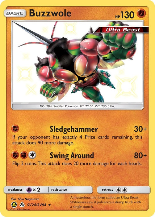 Image for Buzzwole (SV24/SV94) (Holofoil) [Hidden Fates: Shiny Vault] - Pokemon