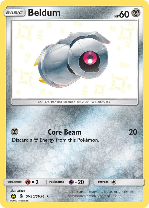 Image for Beldum (SV30/SV94) (Holofoil) [Hidden Fates: Shiny Vault] - Pokemon