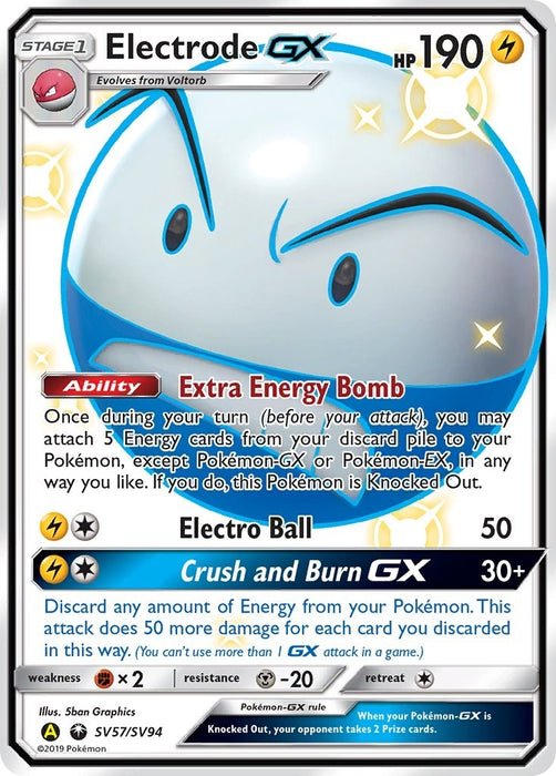 Image for Electrode GX (SV57/SV94) (Holofoil) [Hidden Fates: Shiny Vault] - Pokemon