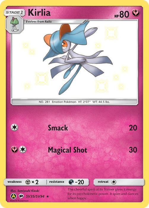 Image for Kirlia (SV35/SV94) (Holofoil) [Hidden Fates: Shiny Vault] - Pokemon