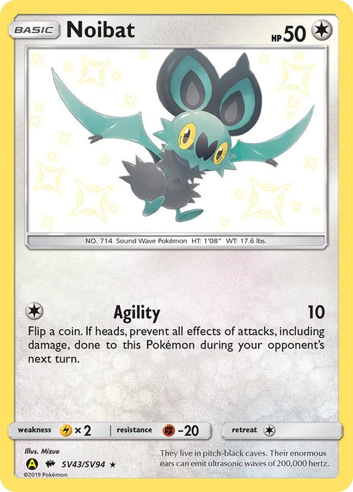 Image for Noibat (SV43/SV94) (Holofoil) [Hidden Fates: Shiny Vault] - Pokemon