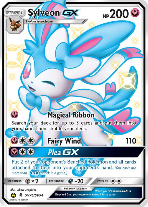 Image for Sylveon GX (SV76/SV94) (Holofoil) [Hidden Fates: Shiny Vault] - Pokemon