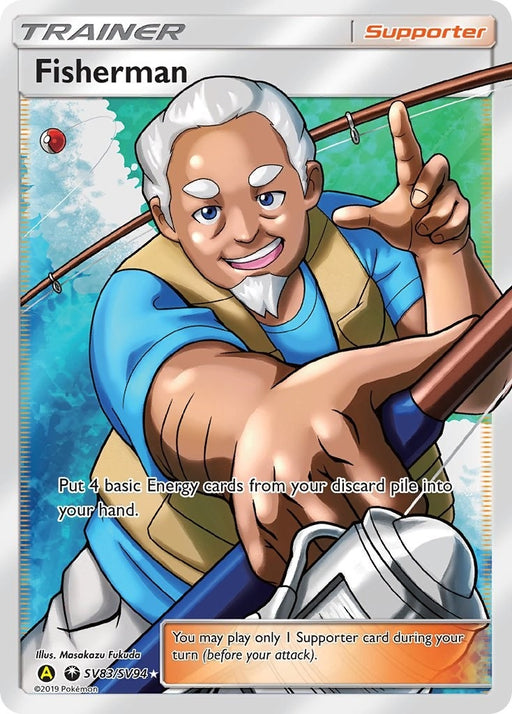 Image for Fisherman (SV83/SV94) (Holofoil) [Hidden Fates: Shiny Vault] - Pokemon