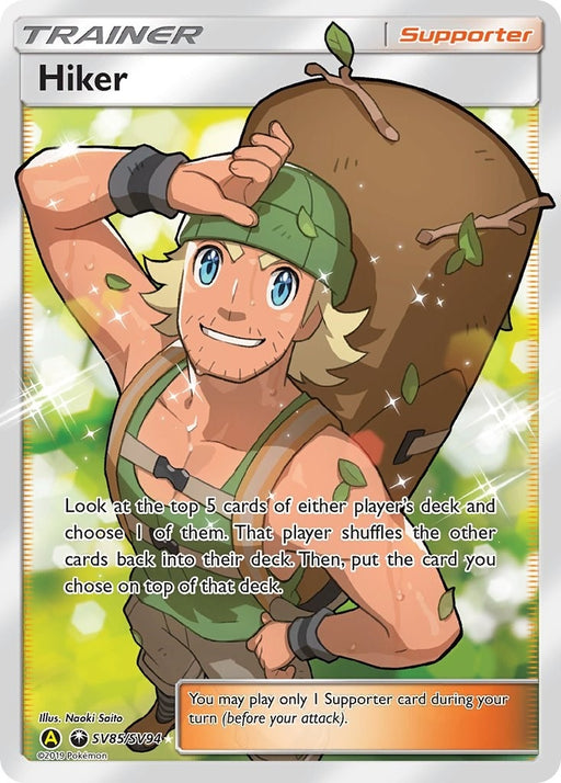 Image for Hiker (SV85/SV94) (Holofoil) [Hidden Fates: Shiny Vault] - Pokemon