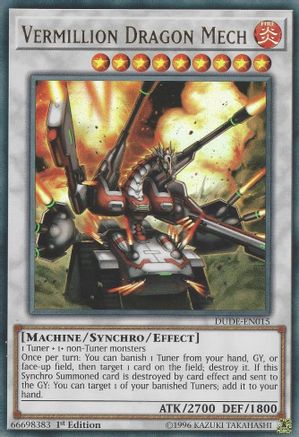 Vermillion Dragon Mech (DUDE-EN015) 1st Edition [Duel Devastator]