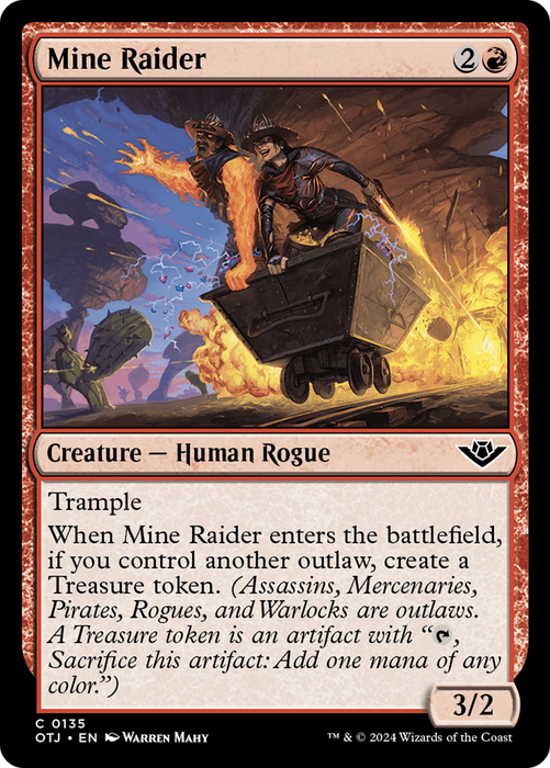 Mine Raider [OTJ-135] Foil - Outlaws of Thunder Junction