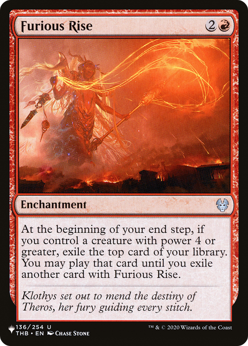 Furious Rise [PLST-THB-136] - The List