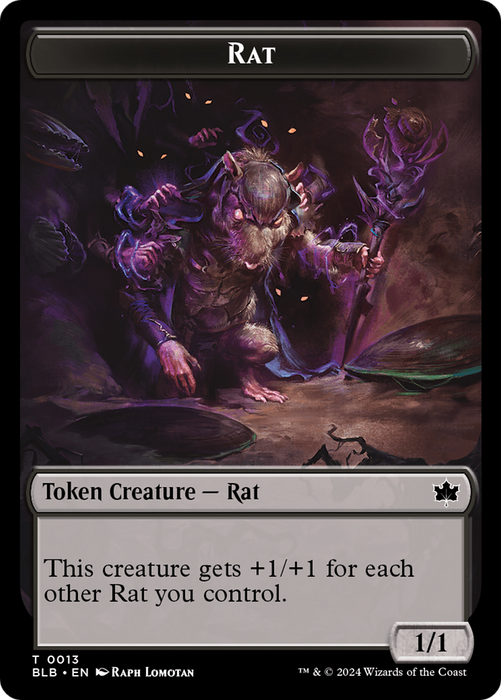 Rat [TBLB-013] - Bloomburrow Tokens