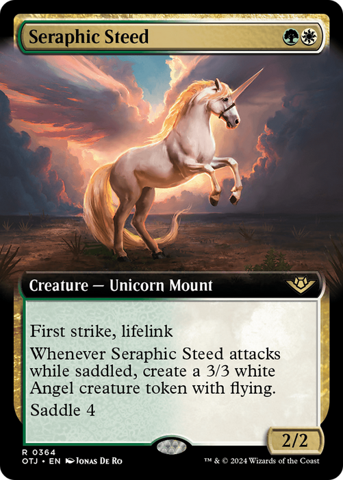 Seraphic Steed (Extended Art) [OTJ-364] - Outlaws of Thunder Junction