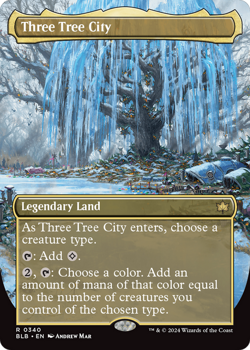 Three Tree City [BLB-340] Foil - Bloomburrow