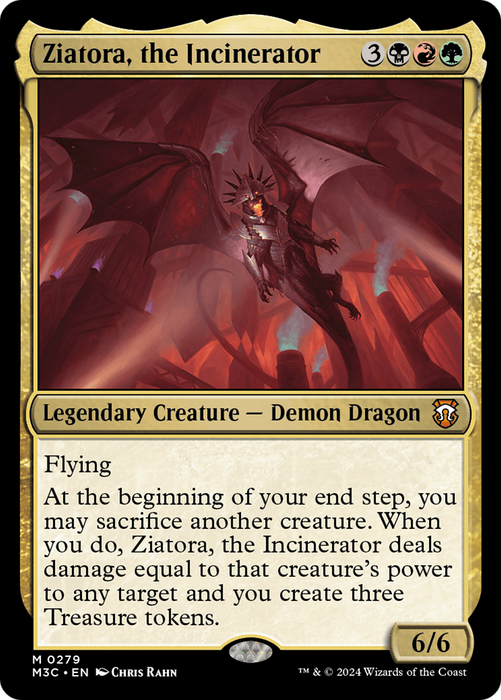 Ziatora, the Incinerator [M3C-279] Foil - Modern Horizons 3 Commander