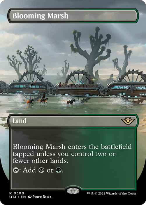 Blooming Marsh (Borderless) [OTJ-300] Foil - Outlaws of Thunder Junction