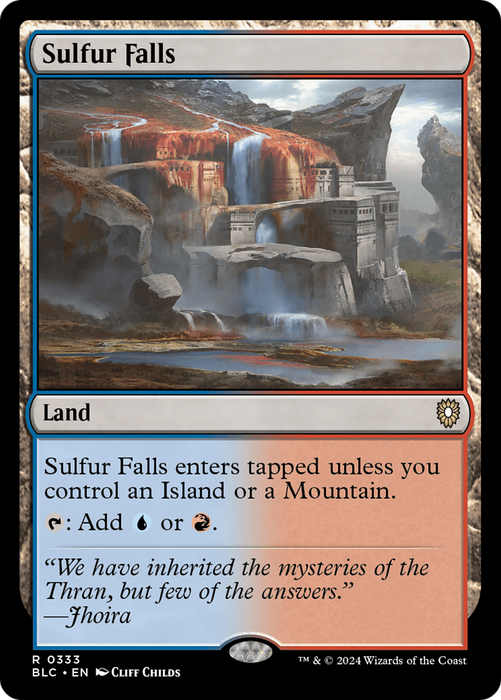 Sulfur Falls [BLC-333] - Bloomburrow Commander