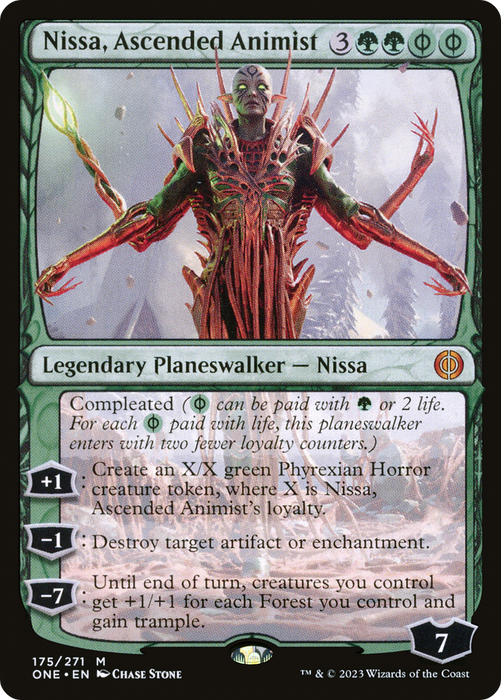 Nissa, Ascended Animist [ONE-175] Foil - Phyrexia: All Will Be One