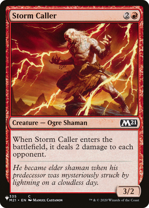 Storm Caller [PLST-M21-335] - The List