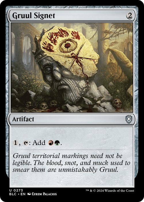 Gruul Signet [BLC-273] - Bloomburrow Commander