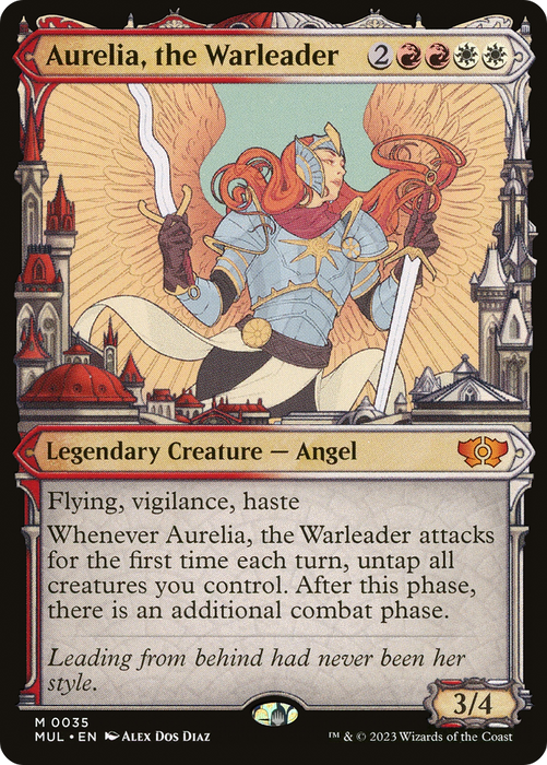 Aurelia, the Warleader (Showcase) [MUL-035] - Multiverse Legends