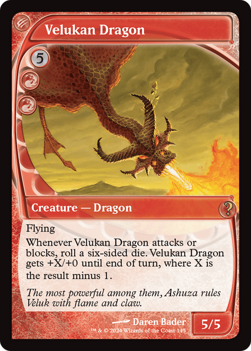 Velukan Dragon [MB2-145] Foil - Mystery Booster 2