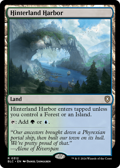 Hinterland Harbor [BLC-312] - Bloomburrow Commander