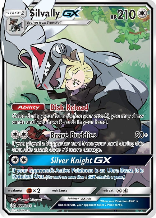Image for Silvally GX (Full Art) (227/236) (Holofoil) [SM - Cosmic Eclipse] - Pokemon
