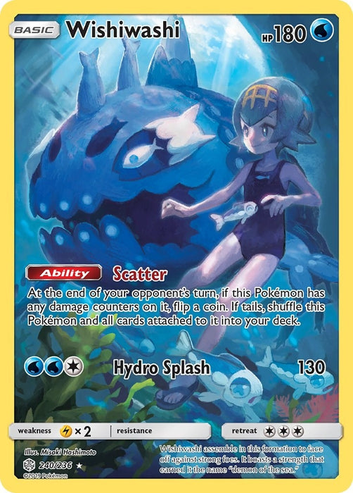 Image for Wishiwashi (Secret) (240/236) (Holofoil) [SM - Cosmic Eclipse] - Pokemon