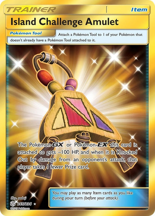 Image for Island Challenge Amulet (Secret) (265/236) (Holofoil) [SM - Cosmic Eclipse] - Pokemon