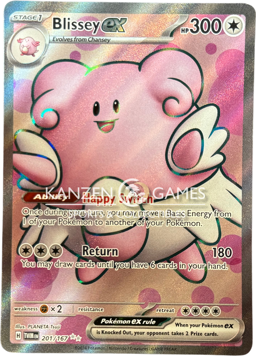 Blissey ex (201/167) Holofoil [SV06: Twilight Masquerade]