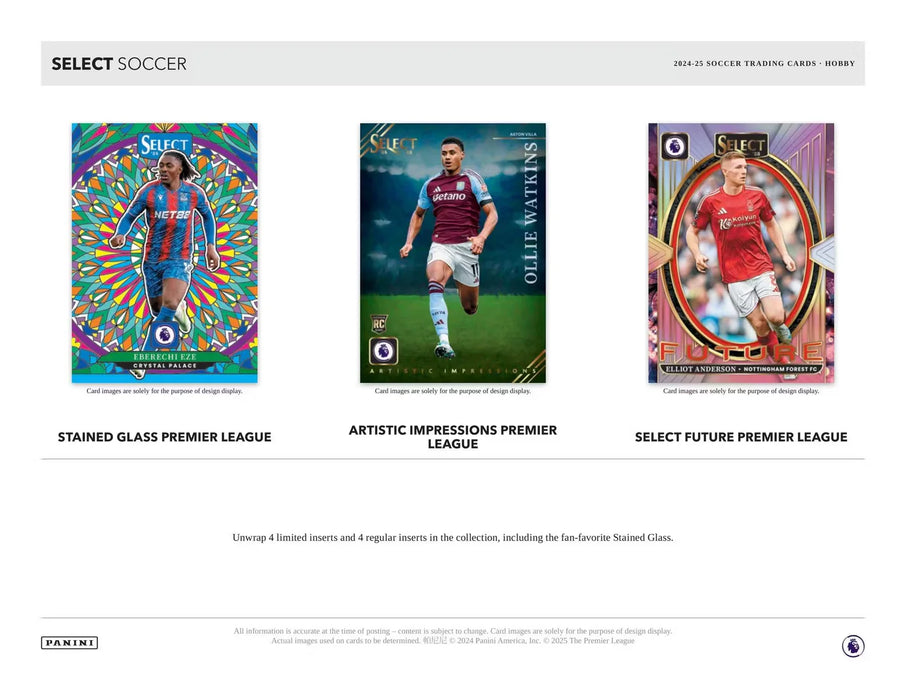 2024-25 Panini Select EPL English Premier League Soccer Hobby Box