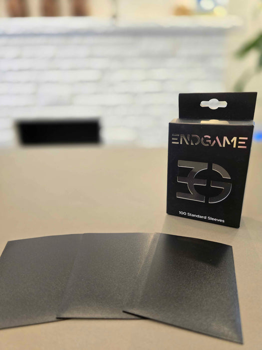 ENDGAME Standard Size Sleeves - 100 Count - Obsidian Black