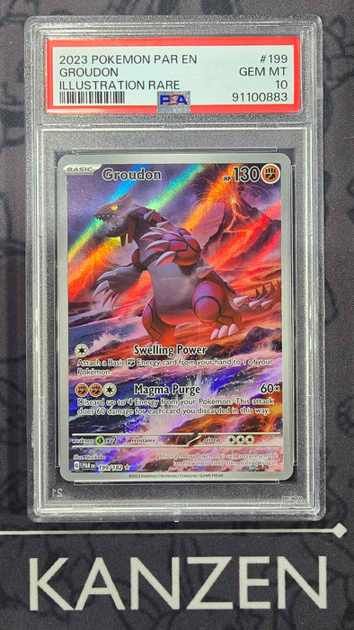 Groudon - Illustration Rare - PSA 10 - 199/182 - (91100883)