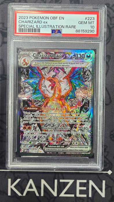 Charizard ex - Special Illustration Rare - Obsidian Flames EN - PSA 10 - 223/197 - (88159290)