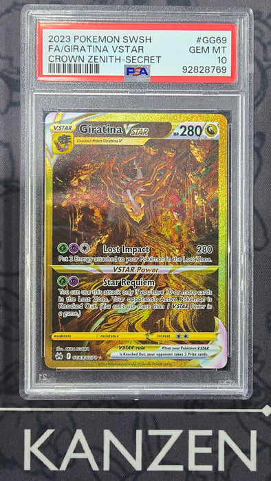 Giratina VSTAR - Crown Zenith - PSA 10 - GG69/GG70 (92828769)