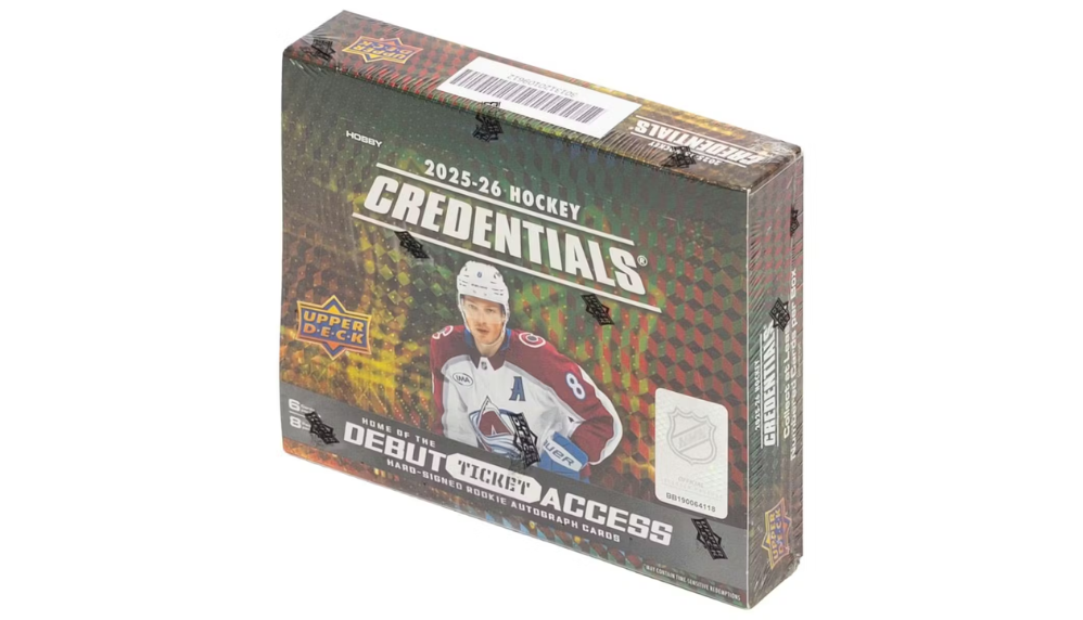 (In-Store Only) 2025-26 Upper Deck Credentials Hockey Hobby Box