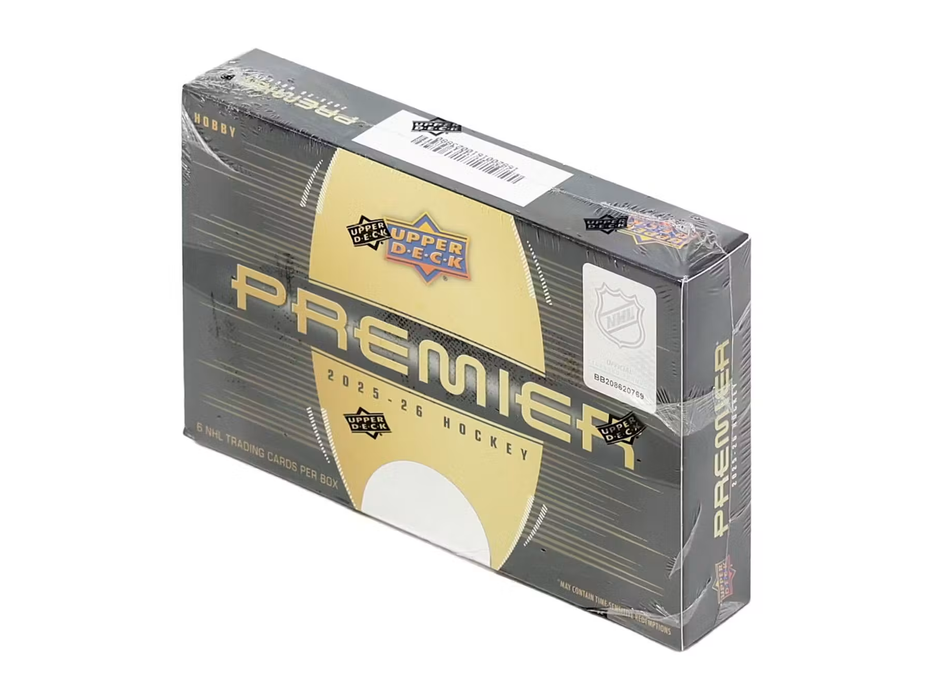 2025-26 Upper Deck Premier Hockey Hobby Box (Available In-Store Only)